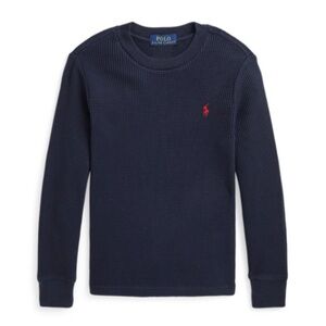 Used Polo Ralph Lauren Waffle-Knit Cotton Long-Sleeve T-Shirt